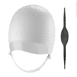 Kit Touca de Silicone para Mechas com Regulagem + Agulha NB
