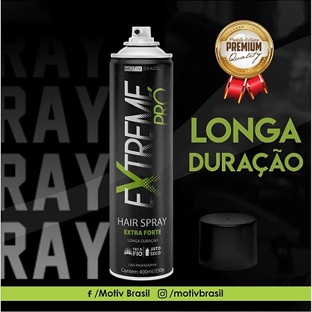 SPRAY FIXADOR PARA CABELOS EXTREME PRO - LAQUE JATO SECO 400ML