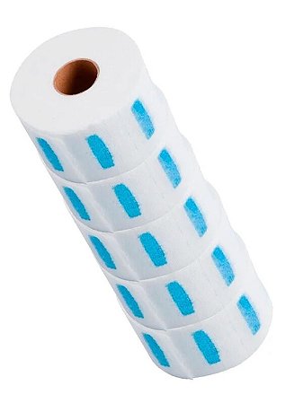 Kit de 5 rolos de gola higiênica - Rolo com 100 unidades cada Branco