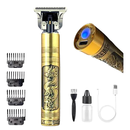 Maquina Acabamento Pezinho Detalhe Barba Pelos Corpo Dragon