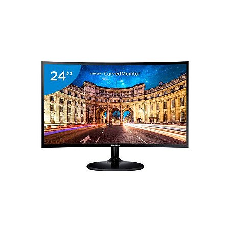 Monitor Samsung 24" LED Curved 1800r Lc24f390f D-sub / Hdmi