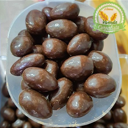 Drágea de Amêndoa com chocolate meio amargo