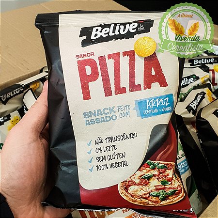 SNACK DE ARROZ SABOR PIZZA SEM GLÚTEN BELIVE