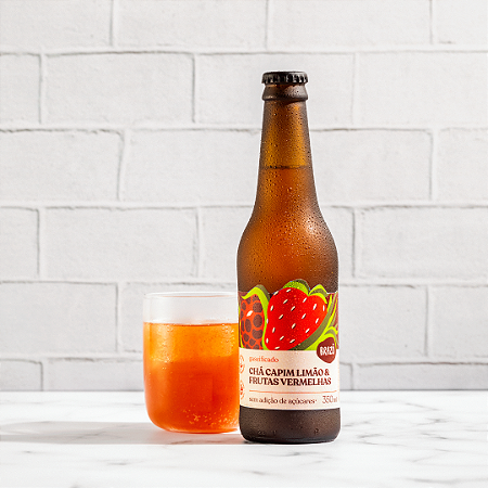 Chá Capim limão + Frutas Vermelhas 350ml