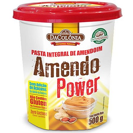 Pasta de amendoim integral - 500g