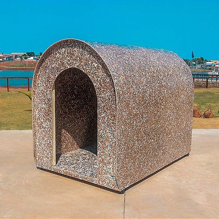 Casinha de cachorro reciclada ecológica