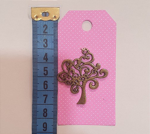 PINGENTE DE METAL ÁRVORE DA VIDA - 1 UNIDADE