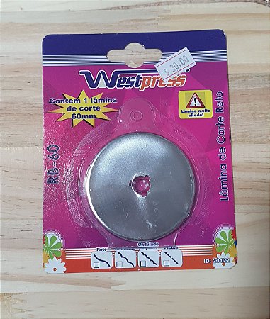 LÂMINA DE CORTE RETO 60mm