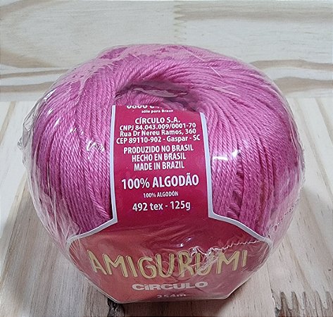 LINHA AMIGURUMI - CÍRCULO - COR 3182 PINK