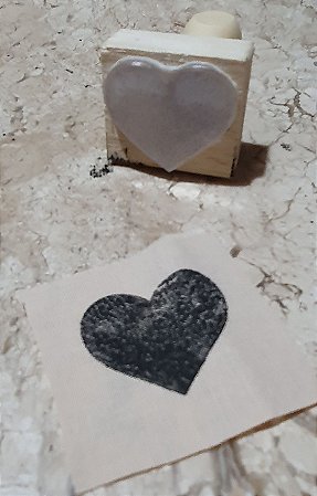 CARIMBO CORAÇÃO  CHEIO