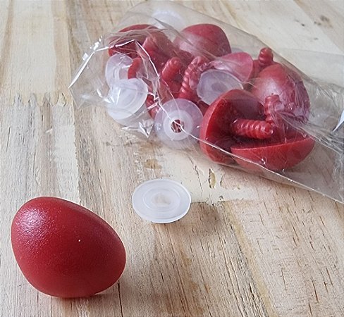 NARIZ COM TRAVA VERMELHO - TAMANHO 4,5