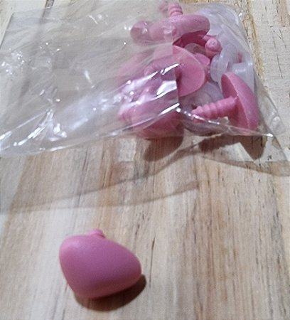 NARIZ COM TRAVA ROSA CHICLETE - TAMANHO 3