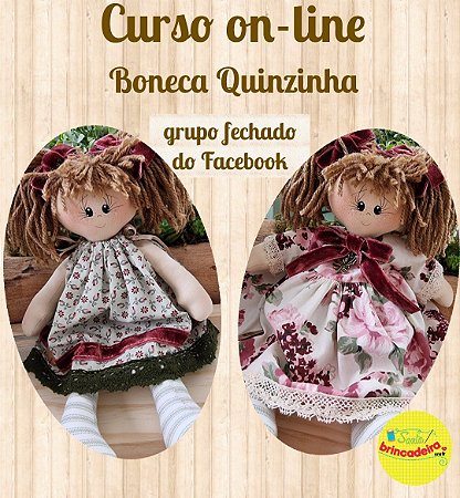 CURSO ON-LINE BONECA QUINZINHA