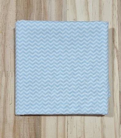 TECIDO CHEVRON  P  AZUL BEBÊ