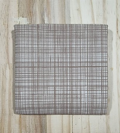 TECIDO XADREZ BAGUNÇADO MARRON CLARO