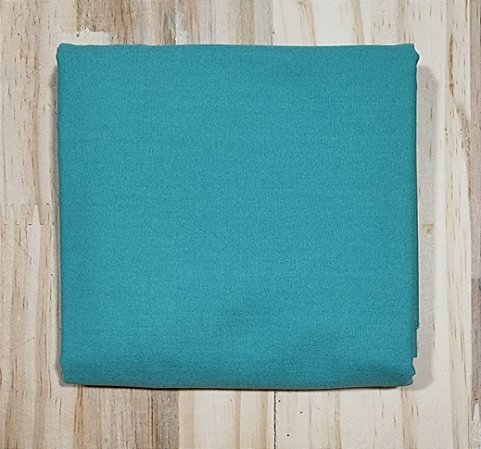 TECIDO TRICOLINE LISO VERDE TIFANY