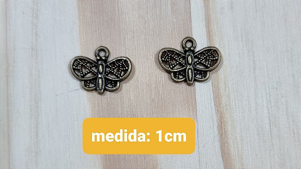 PINGENTE BORBOLETA - 2 UNIDADES