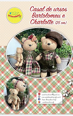 PROJETO DIGITAL - CASAL DE URSOS  BARTOLOMEU  é  CHARLOTTE