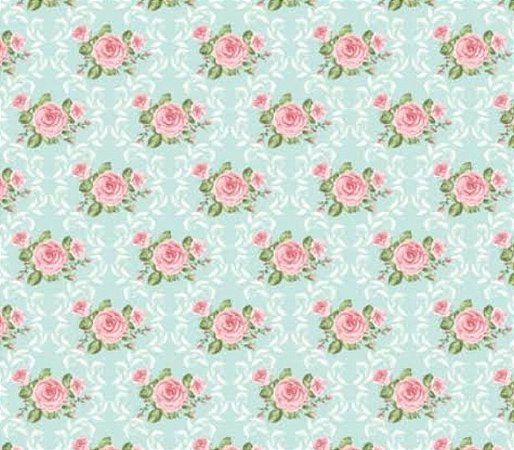 TECIDO TRICOLINE SHABBY CHIC  27295 - 50CM