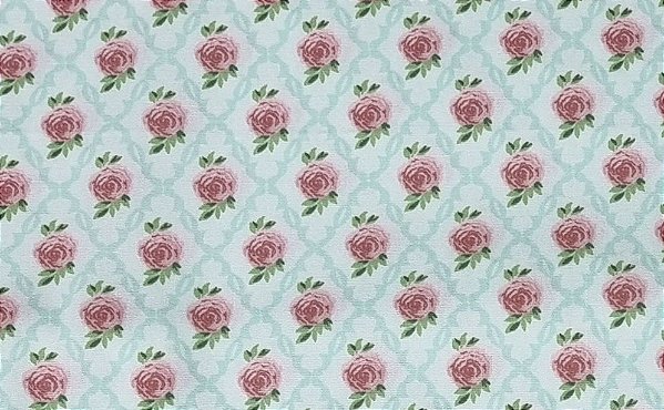 TECIDO TRICOLINE SHABBY CHIC 27291 - 50cm