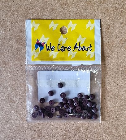 MINI BOTÃO REDONDO CAFÉ - 40 UNIDADES