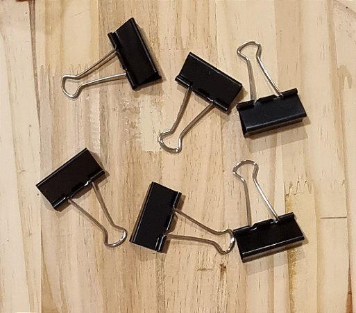 CLIPS  PRETO G - 6 unidades