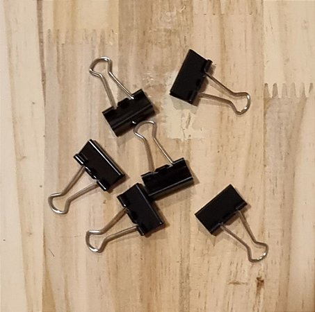 CLIPS PRETO P - 6 UNIDADES