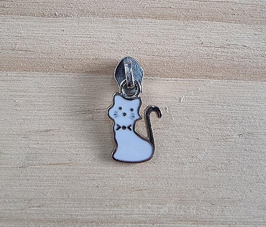 CURSOR ESMALTADO GATINHO  BRANCO