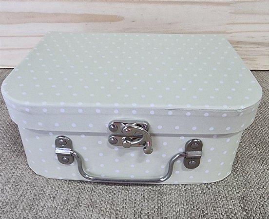 MALETA POÁ BEGE/BRANCO - UNITÁRIA   P