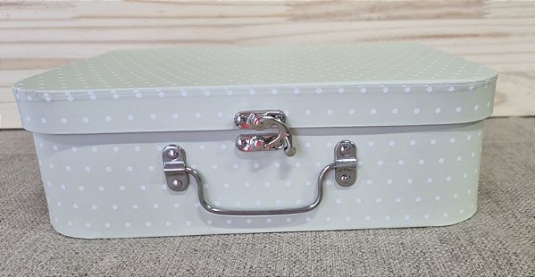 MALETA POÁ  BEGE/BRANCO - UNITÁRIO G