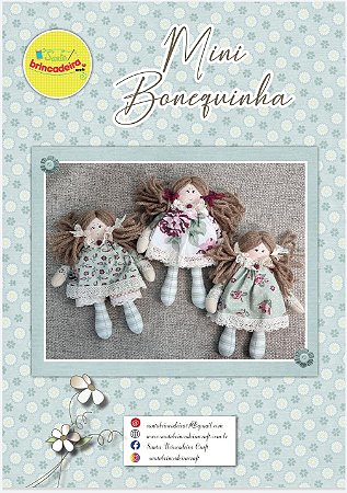 PROJETO DIGITAL MINI BONEQUINHAS -14 cm