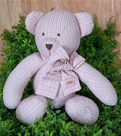 URSO MY LOVE  - M  COR ROSA ESTAMA TRICÔ