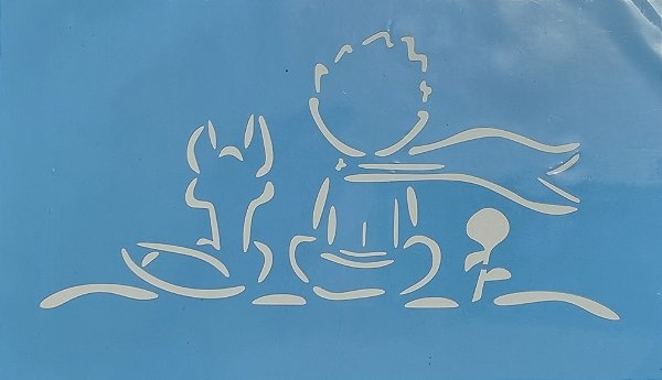STENCIL PEQUENO PRÍNCIPE