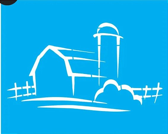 STENCIL CASA - FARM HOUSE