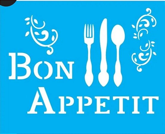 STENCIL BON APETIT