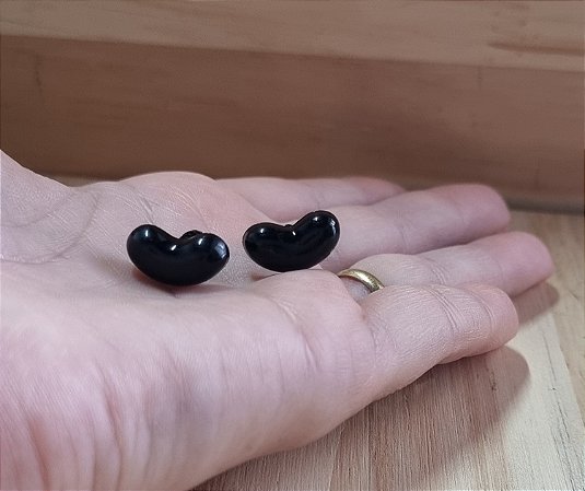 OLHO "FECHADO "  - TAM 3cm -cor preto