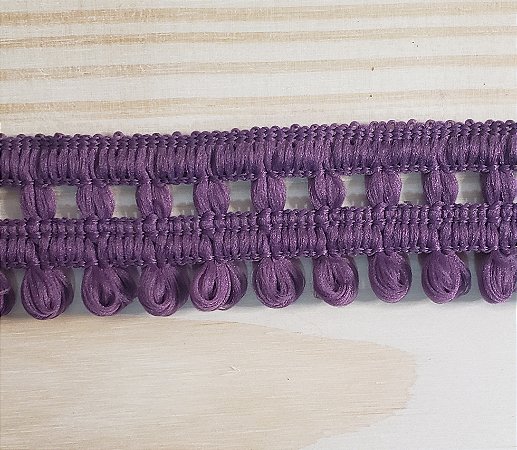 PASSAMANARIA DE FRANJINHA - COR ROXO