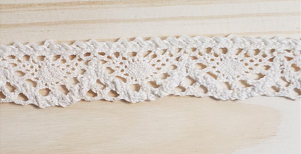 RENDA DE ALGODÃO DIDI - COR CRU