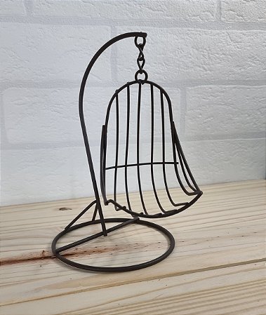 CADEIRA DE BALANÇO PARA BONECA - 17CM