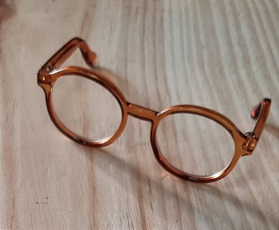 ÓCULOS DE BONECA  - 9CM - Caramelo