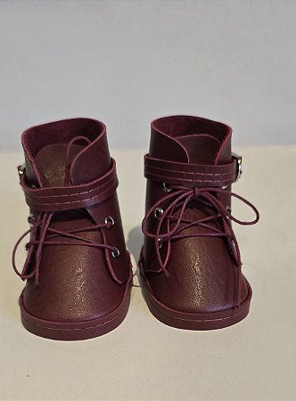 BOTA PARA BONECA MODELO 2 - COR VERMELHO
