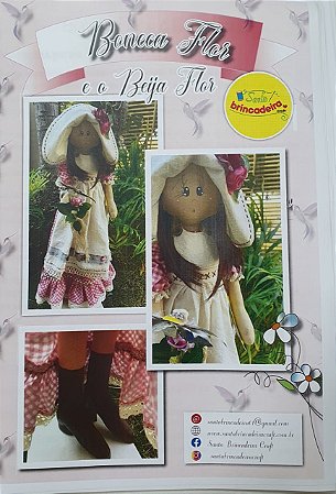 PROJETO DIGITALBONECA FLOR E O BEIJA FLOR