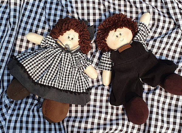 AULA ON-LINE - BONECA CECÍLIA E BONECO CECÍLIO