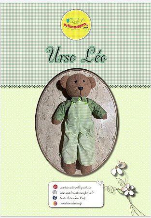 PROJETO DIGITAL -  URSO LÉO - 50cm