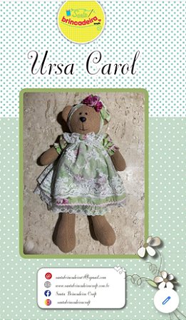 PROJETO DIGITAL - URSA CAROL 50CM