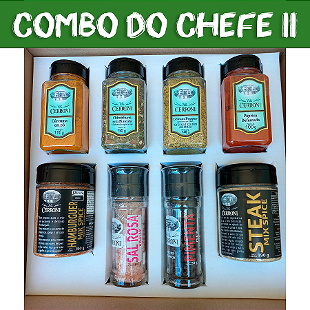 Combo do Chef II - Sal e Especiarias - 8 itens