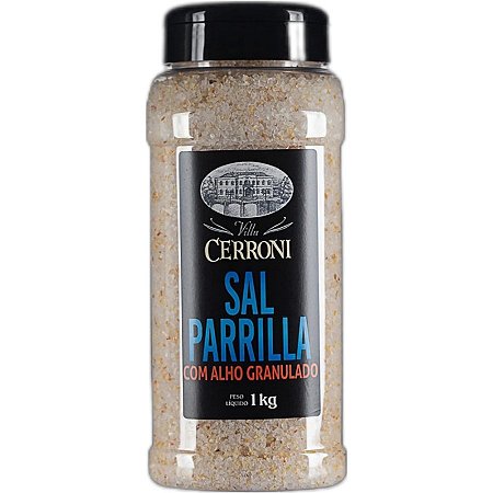 Sal Parrilla com Alho Granulado - Pote - 1kg
