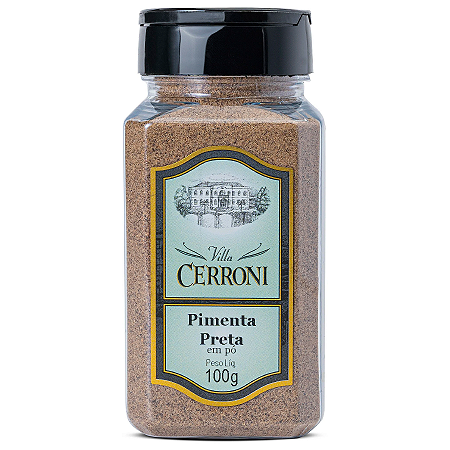 Pimenta Preta em Pó - Pote - 100g