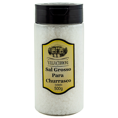 Sal Grosso para Churrasco - Pote - 500g