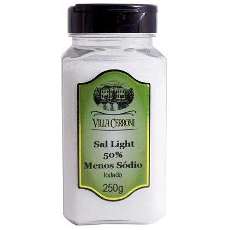 Sal Light (50% menos sódio) Iodado - Pote - 250g